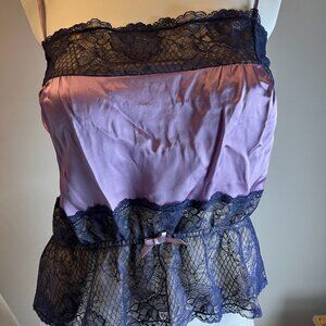 Samantha Chang Babydoll Women's Sexy Lingerie Lilac Cami and Panty